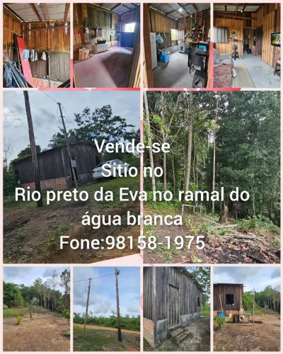 Vendo sítio no Rio Preto da Eva acesso pelo ramal do alto rio