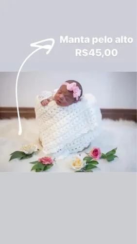 Manta para bebê - Conforto e beleza!