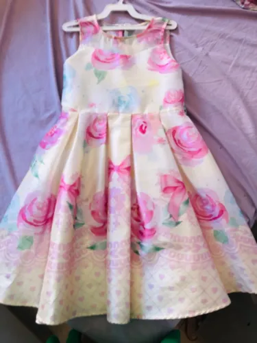 Vestido infantil festa 6 - 8 anos
