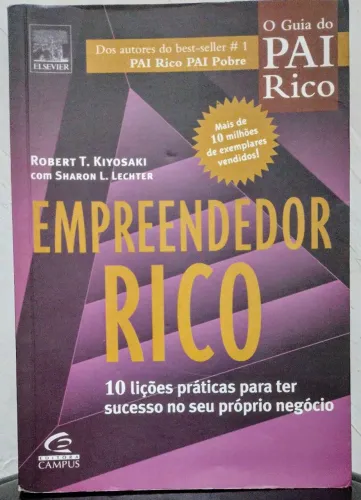 Livro Empreendedor Rico - Pai Rico.