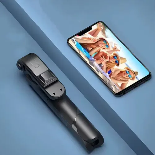 Bastão de Selfie Retrátil para Fotos e Vídeos Perfeitos