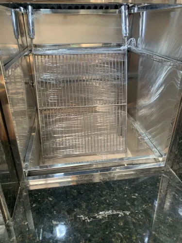 Revestimento churrasqueira em Aço Inox