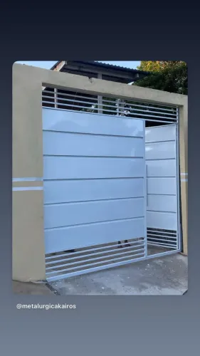 Portão galvanizado