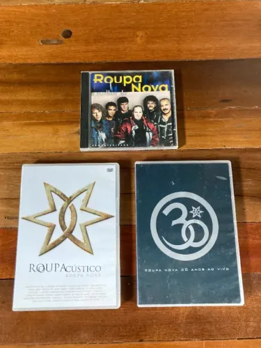 Roupa Nova - Lote c/ 2 DVDS + CD