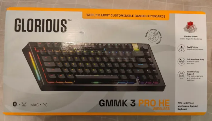 Teclado magnético Glorious GMMK3 PRO HE Wireless 