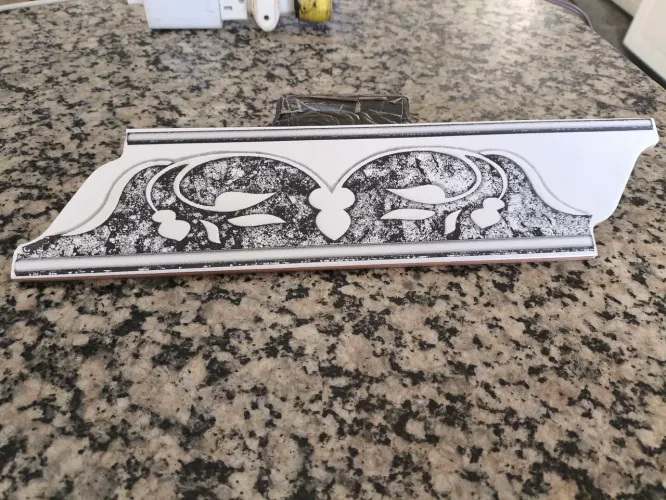 Faixa decorativa cerâmica 8x30 