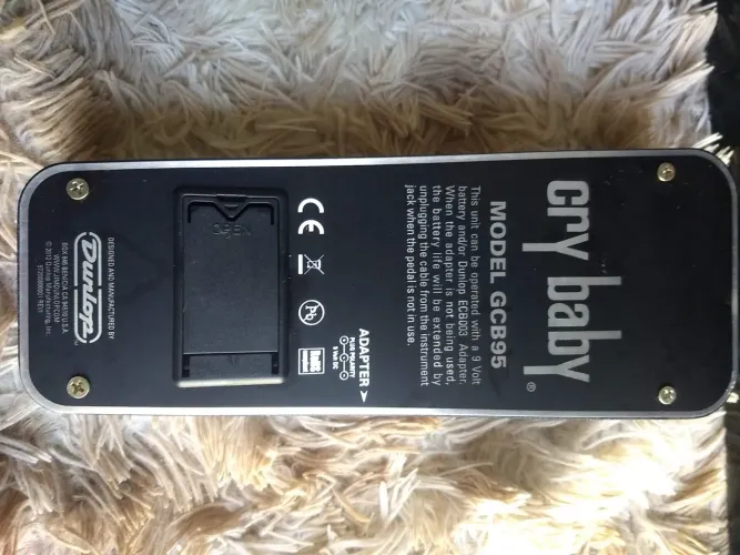 Pedal Cry Baby Gcb-95 Wah Wah Dunlop Guitarra(Zerado)
