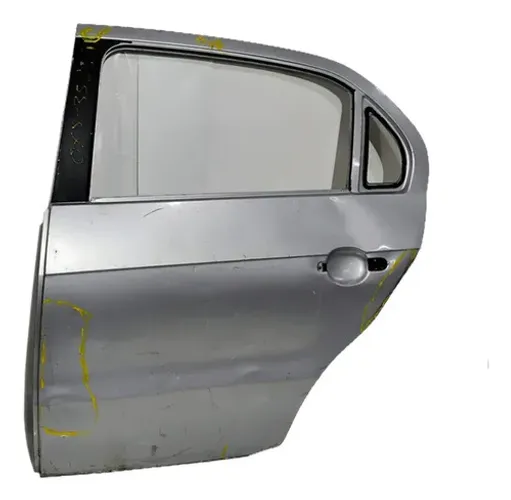 Porta Traseira Esquerda Gol Voyage G5 G6 G7 G8 Traseira Esquerda Prata