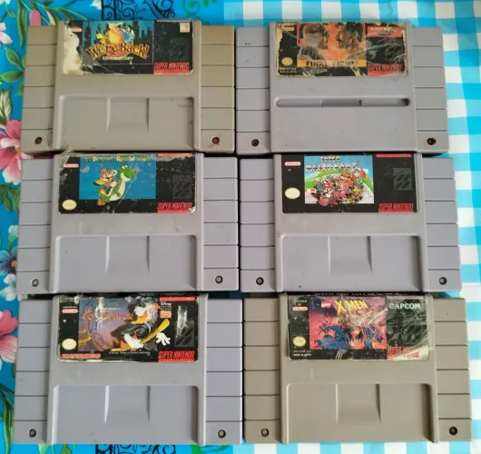 Jogos originais super Nintendo snes leia a descrição