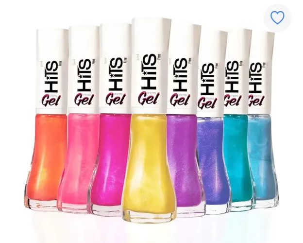 Coleção Hits Gel Efeito Gel - Cores Vibrantes