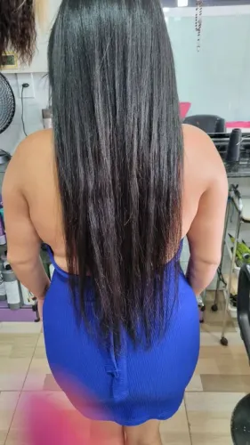 Aula de mega com cabelo humano  com agenda 