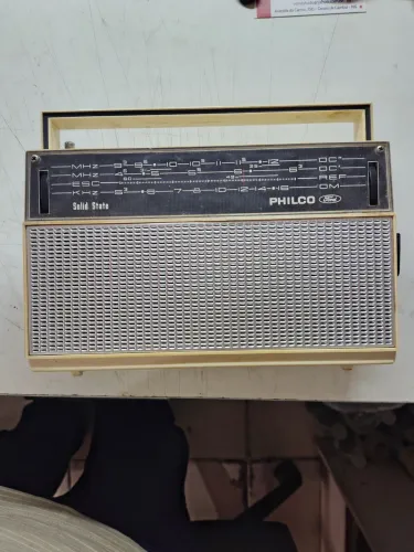 Rádio Philco 3 faixas antigo