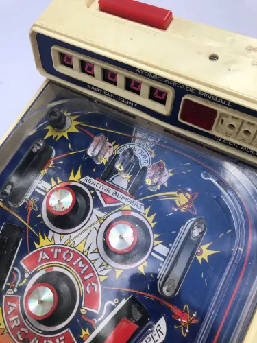 Jogo eletrônico Pinball japonês anos 80 -relíquia rara!