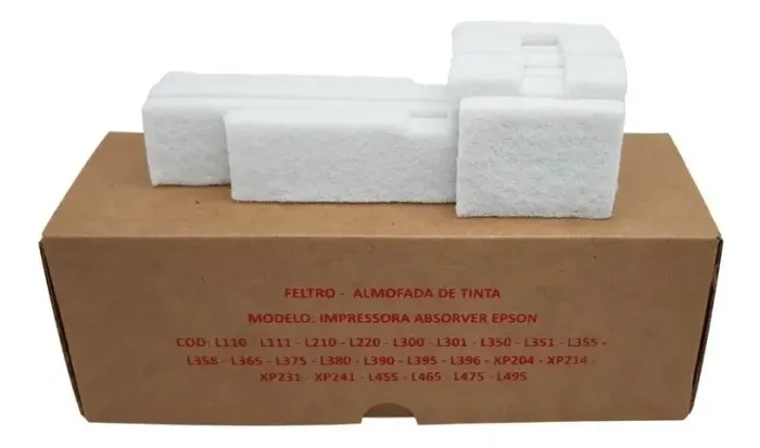 Almofada Esponja residual do tanque de tinta para Epson diversos modelos-Novas
