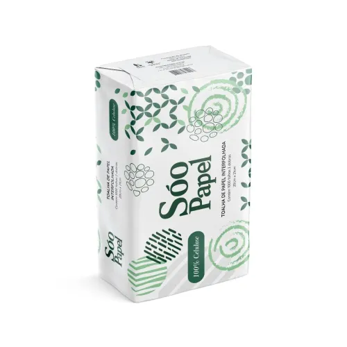Papel interfolha 100% celulose 