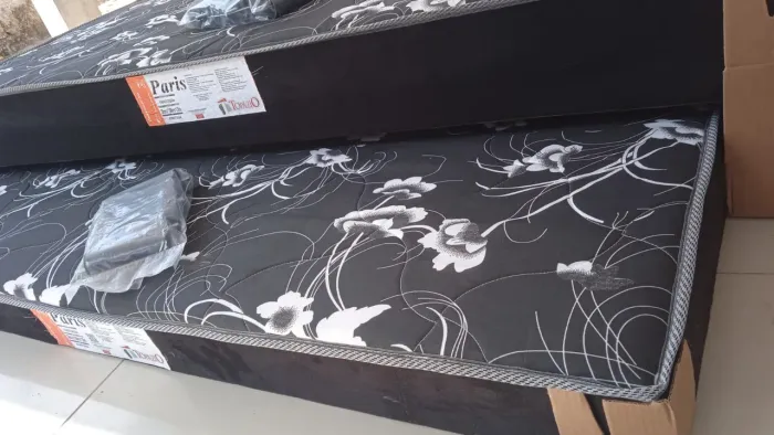 Cama Box solteirão com auxiliar