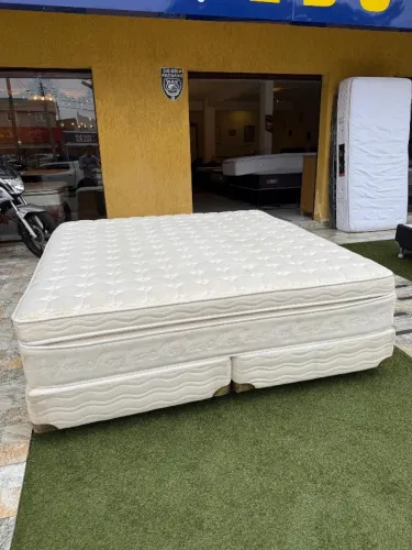 Colchão KING MAXFLEX LÁTEX SEMINOVO - Entrego! 