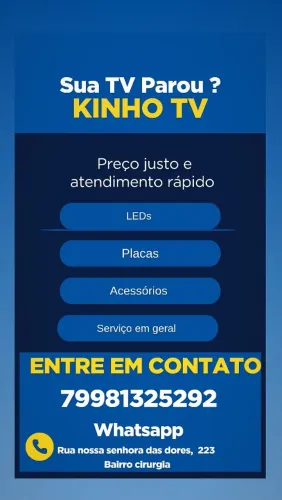 KINHO TV  Conserto e venda de TV !!!!!!