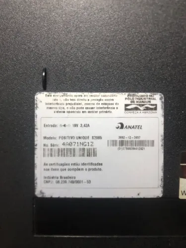Notebook Positivo Unique S2065
