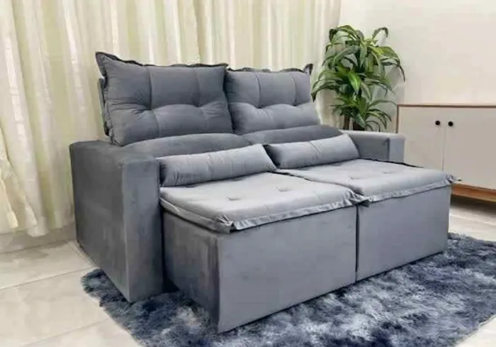 Entrega Grátis - Sofá 2 Lugares Modular Confortável