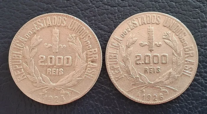 Moedas de Prata 2000 Reis