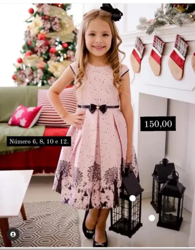 Vestido menina - Natal