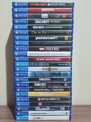Jogos de PS4 (valor na descrição)
