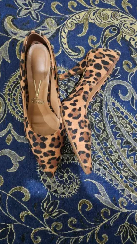 Scarpin Vizzano Animal Print