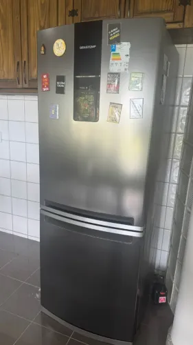 Geladeira Brastemp Frost Free Inverse 443 Litros Cor Inox