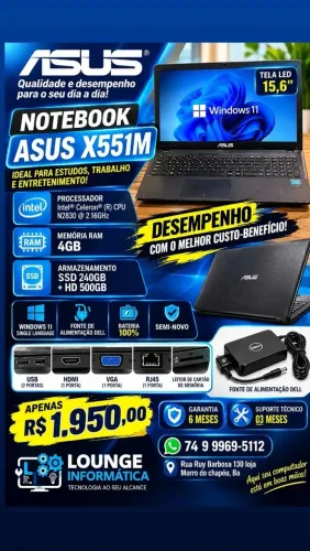 Notebook Asus X551M