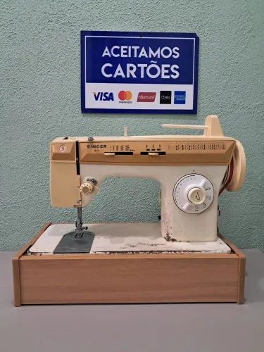 Maquina costura Singer reta zigzag