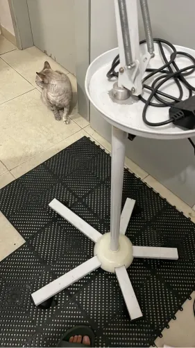 Luminária com Lupa LED Profissional com Pedestal