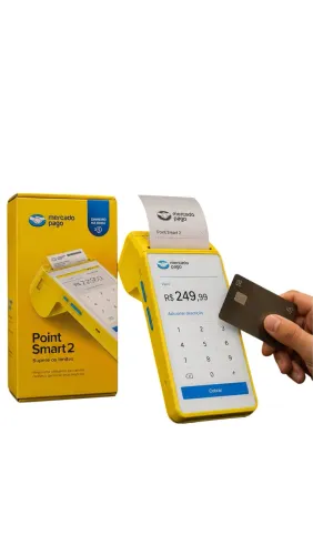 Maquineta de Cartão Point Smart 2 Mercado Pago