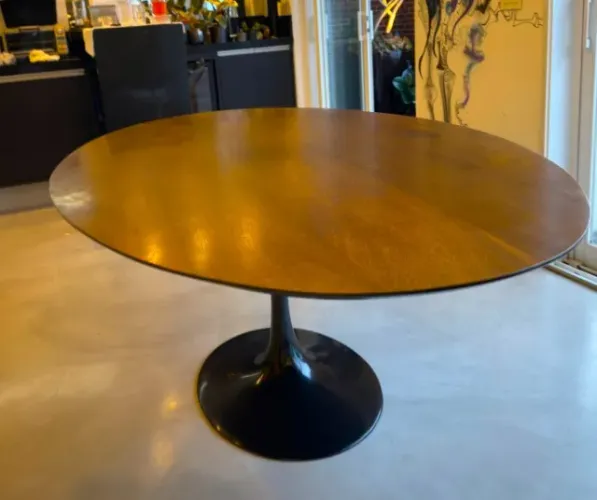 Mesa de Jantar Saarinen Oval Embuia 1,98 X 1,22 m