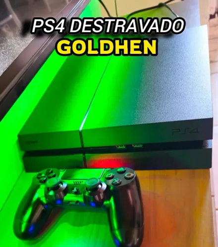 VENDO PS4 NOVO , DESTRAVADO GOLDHEN