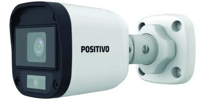 Câmera Seg Positivo B102 Bullet Full Hd 1080p 2,8mm Ir 20 M Cor Branco