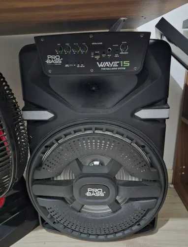 CAIXA DE SOM ATIVA PRO BASS WAVE 15 BLUETOOTH