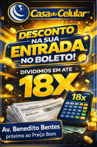 COMPRE SEU APARELHO NOVO NO BOLETO FACILITADO