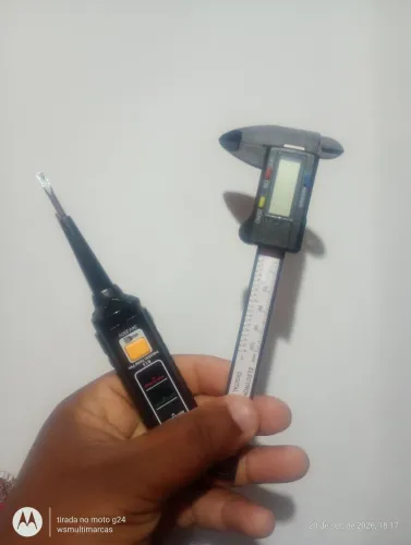 Kit chave de teste e paquímetro digital