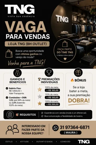 Vaga De Emprego - TNG