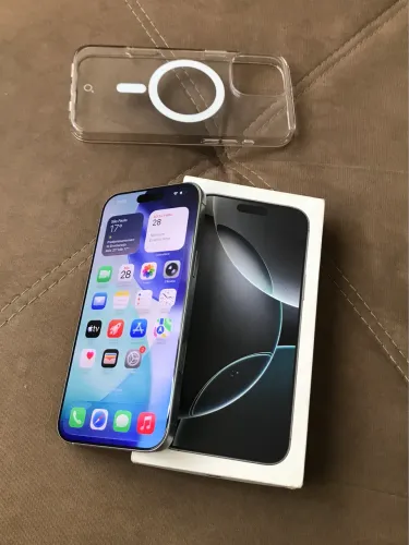 iPhone 16 Pro Max novíssimo impecável saude 90% todo original