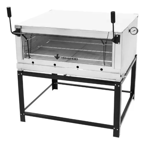 4697 - FORNO GAS ROMA INOX FIRI-90 / MARCA: VENÂNCIO