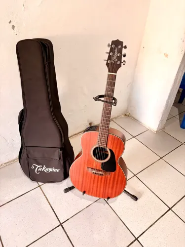 Violão Takamine GX11 Mini. Cordas 011. Regulado. C/ ORIGINAL. Estado de ZERO. Aceito TROCA
