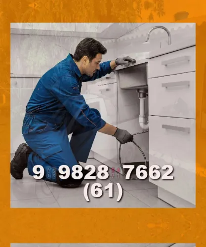 Desentupidora com atendimento rápido! Ligue agora: 61?9?9828?7662! Confiança!