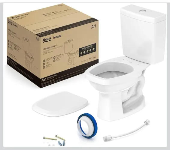 KIT BACIA SANITÁRIA ROCA COMPLETO