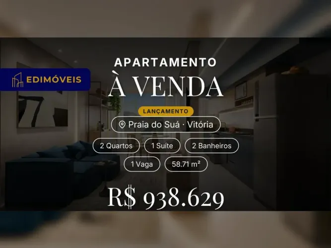 Investimento Seguro: Apartamento de 2 Quartos na Praia do Suá - Agende sua Visita!