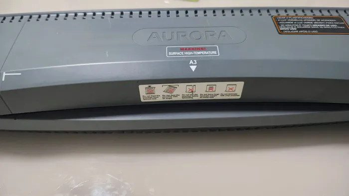 Plastificadora Profissional A3 Aurora LM3233H - Seminova (Usada Apenas 1 Vez)