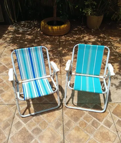 Kit 2 Cadeirinhas Praia de Criança 