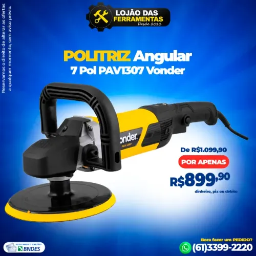 Politriz Angular 7 Pol PAV1307 Vonder