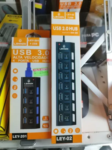 Hub USB 3.0 e 2.0